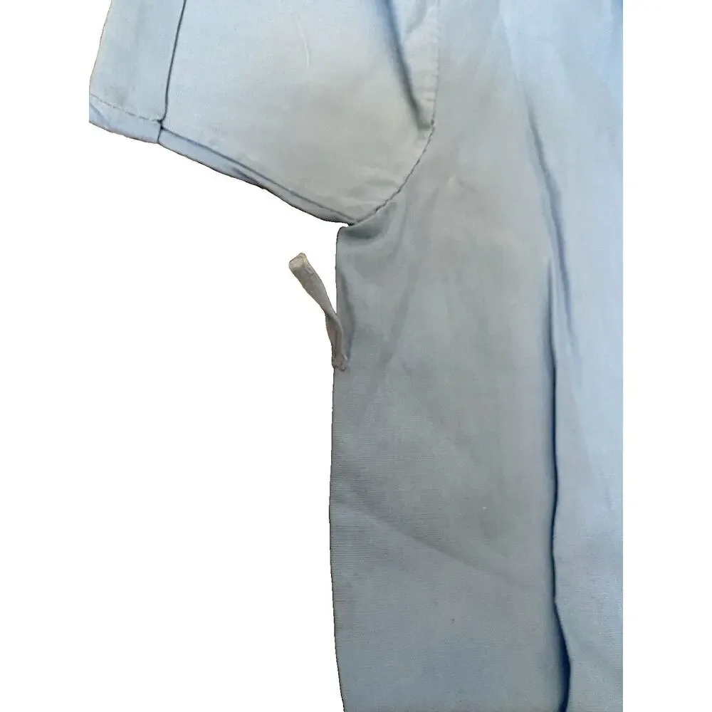 Vintage Philippine Handmade Baby Blue Embroidered Dress Size S 1 Year